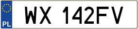 Truck License Plate